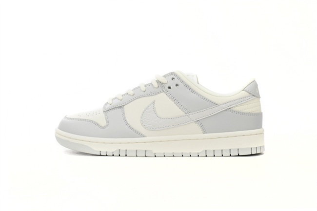 Men's Dunk Low Grey/White Shoes 0358 Men's Dunk Low Grey/White Shoes 0358